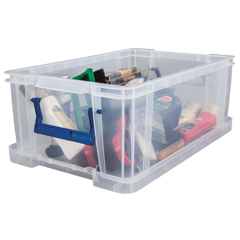 Fellowes ProStore boîte de rangement, 10 litres, transparent, lot de 4
